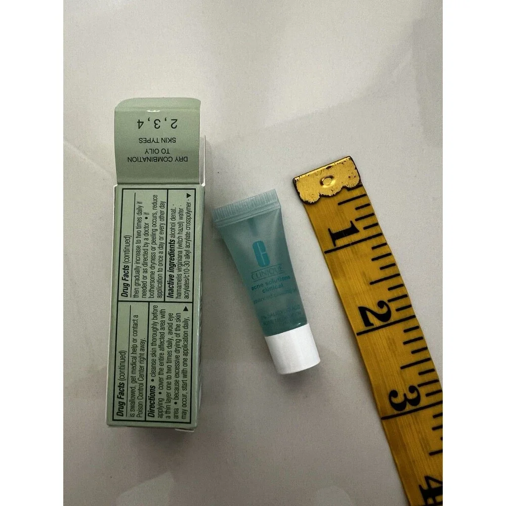 Clinique Acne Solutions Clinical Clearing Gel Mini 0.1 oz / 3ml Salicylic Acid